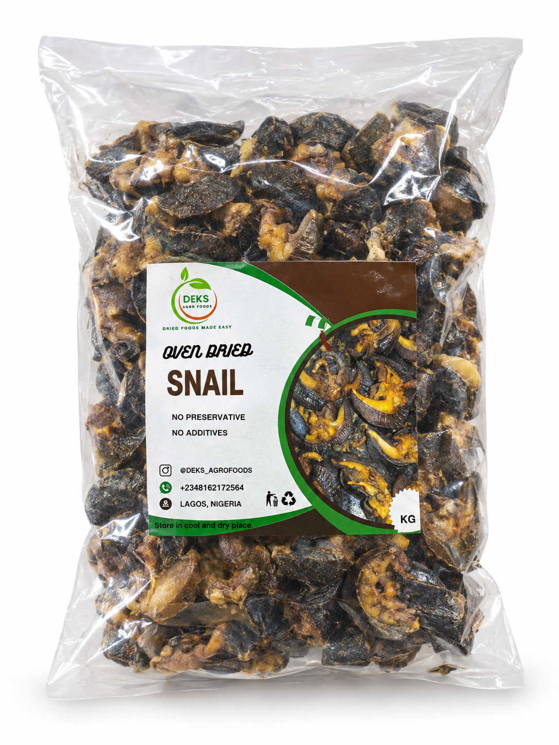 Oven-Dried Snails
